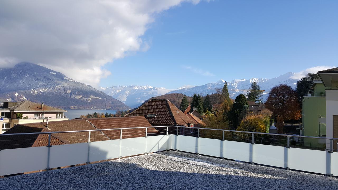 Attika Wohnung Spiez Exteriör bild