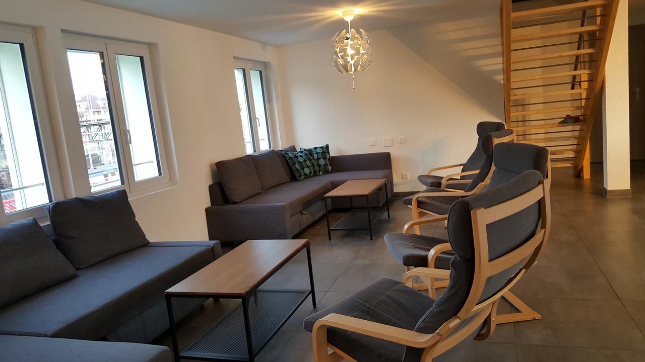 Attika Wohnung Spiez Exteriör bild